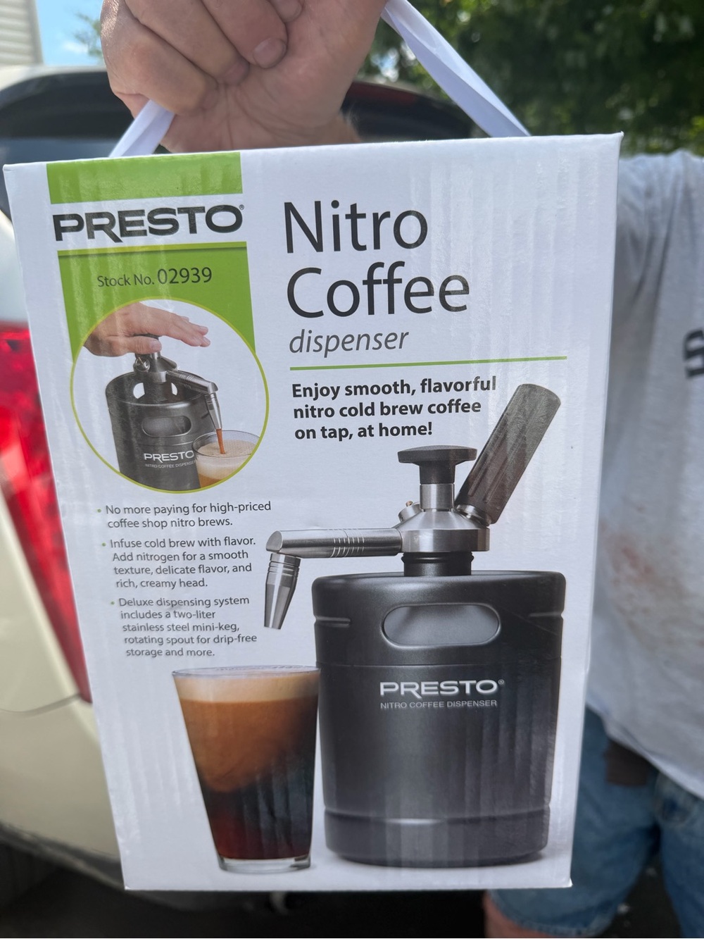 PRESTO Nitro Coffee Dispenser - Black